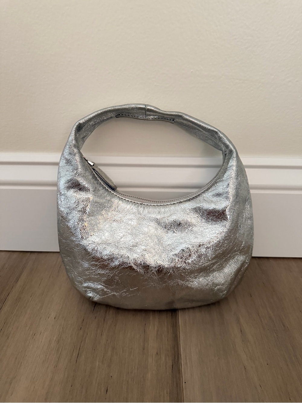 Madewell The Mini Bag in Bright Silver - Picture 2 of 9